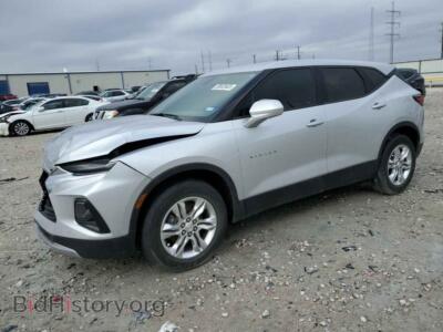 2020 Chevrolet BLAZER Blazer 2LT, silver — VIN 3GNKBCRS9LS663354, Copart