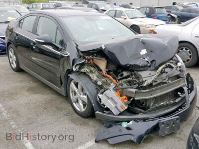 2014 Chevrolet VOLT, черный — VIN 1G1RF6E43EU134899, Copart