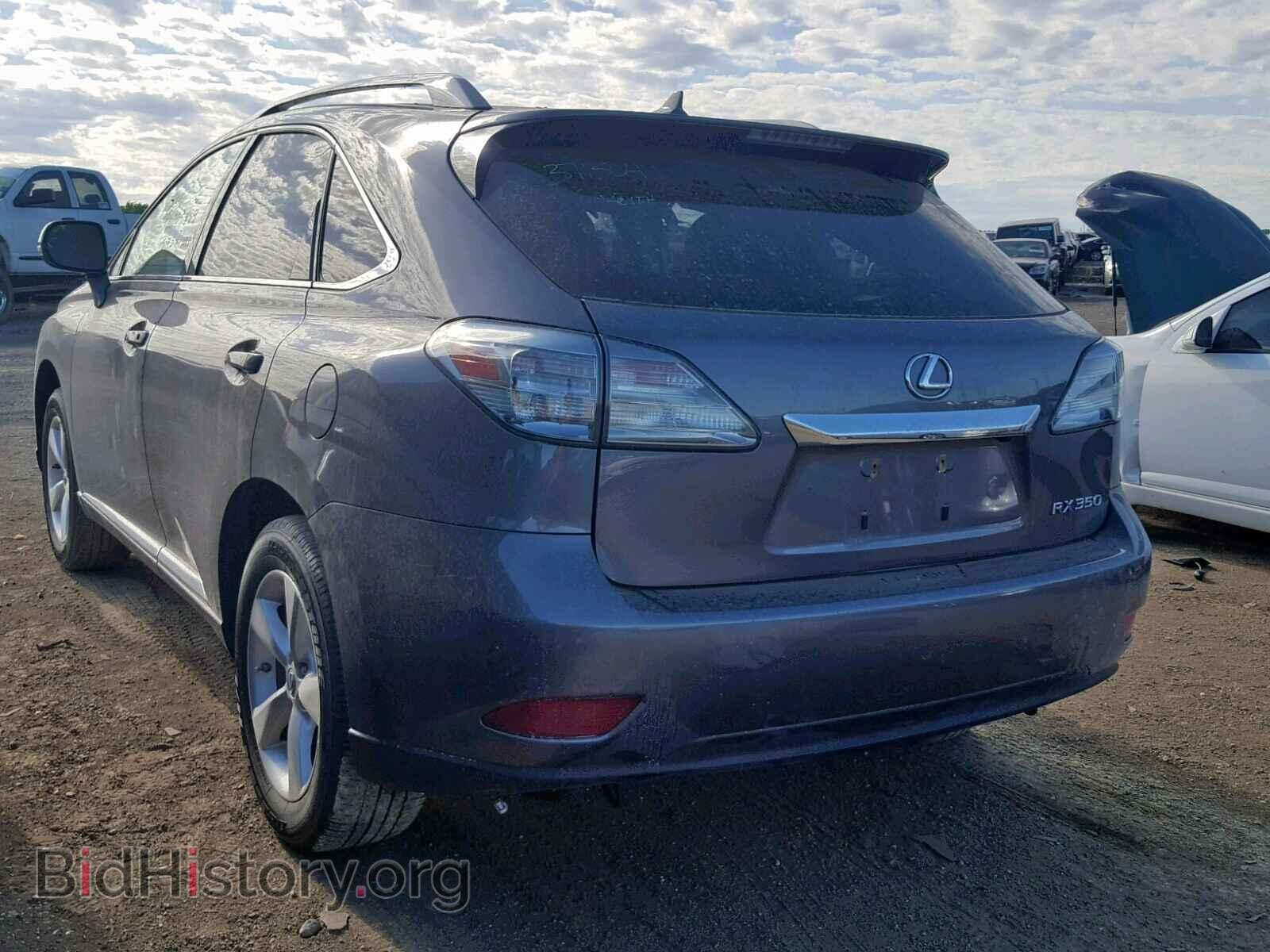 2012 LEXUS RX 350 - VIN: 2T2BK1BA7CC144830 - Фото 3