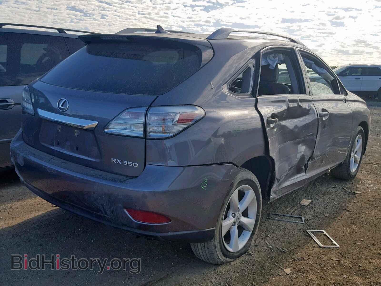 2012 LEXUS RX 350 - VIN: 2T2BK1BA7CC144830 - Фото 4