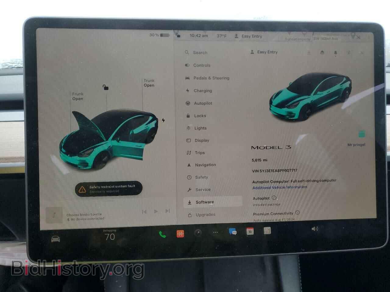 2023 TESLA MODEL 3 - VIN: 5YJ3E1EA8PF607717 - Фото 9