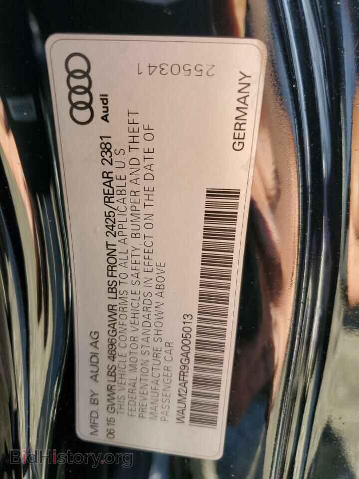 2016 AUDI A5 - VIN: WAUM2AFR9GA005013 - Фото 12