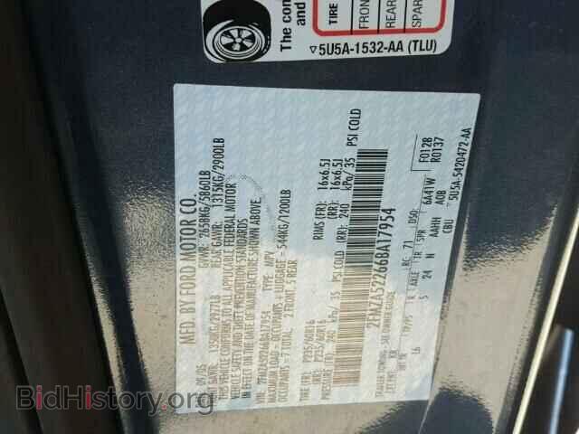2006 FORD FREESTAR - VIN: 2FMZA52266BA17954 - Фото 10