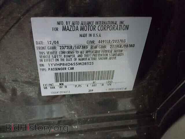 2005 MAZDA 6 - VIN: 1YVHP84D655M28525 - Фото 10