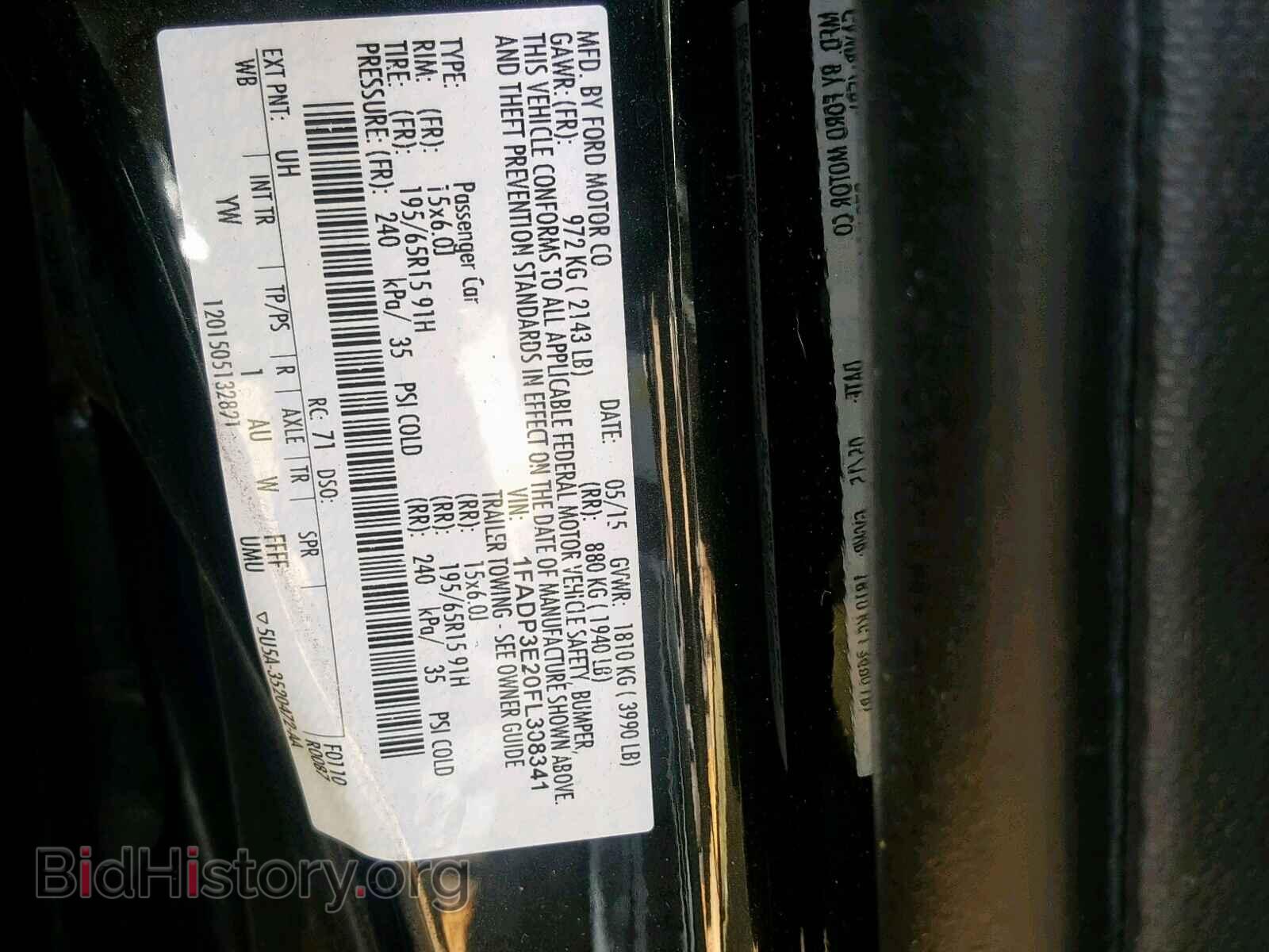 2015 FORD FOCUS - VIN: 1FADP3E20FL308341 - Фото 10