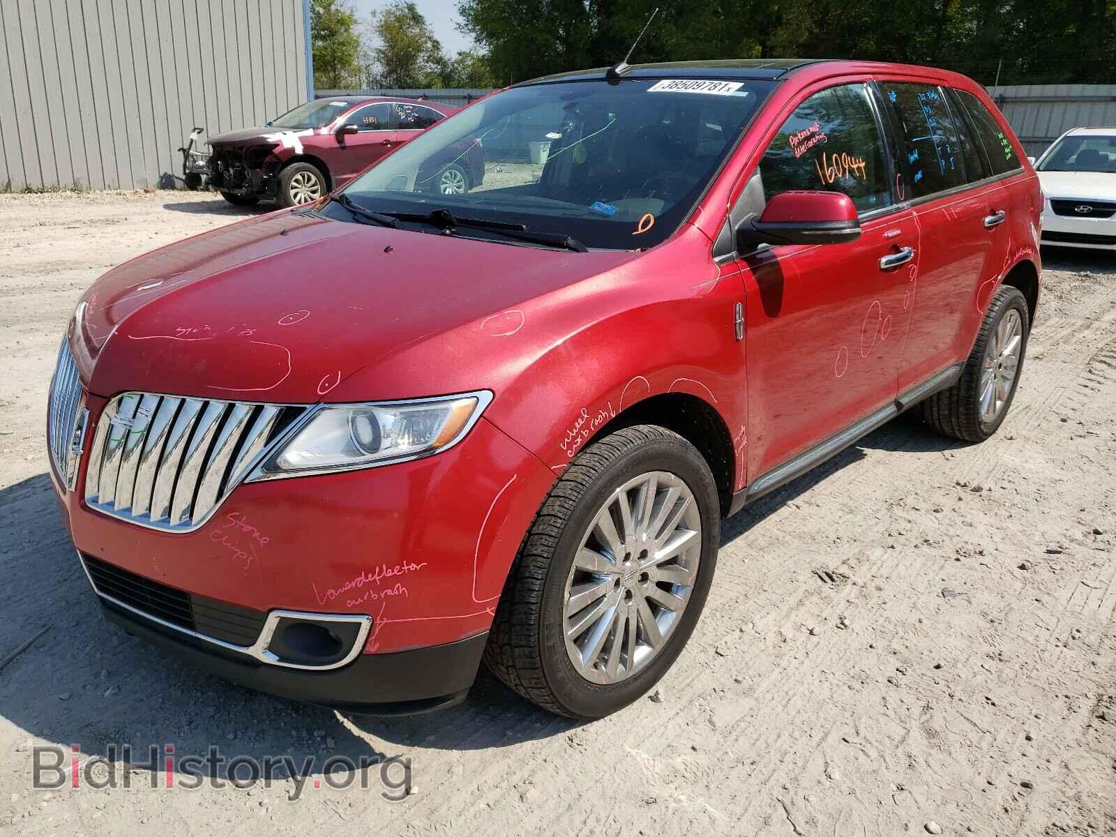 2012 LINCOLN MKX - VIN: 2LMDJ8JK9CBL10826 - Фото 2