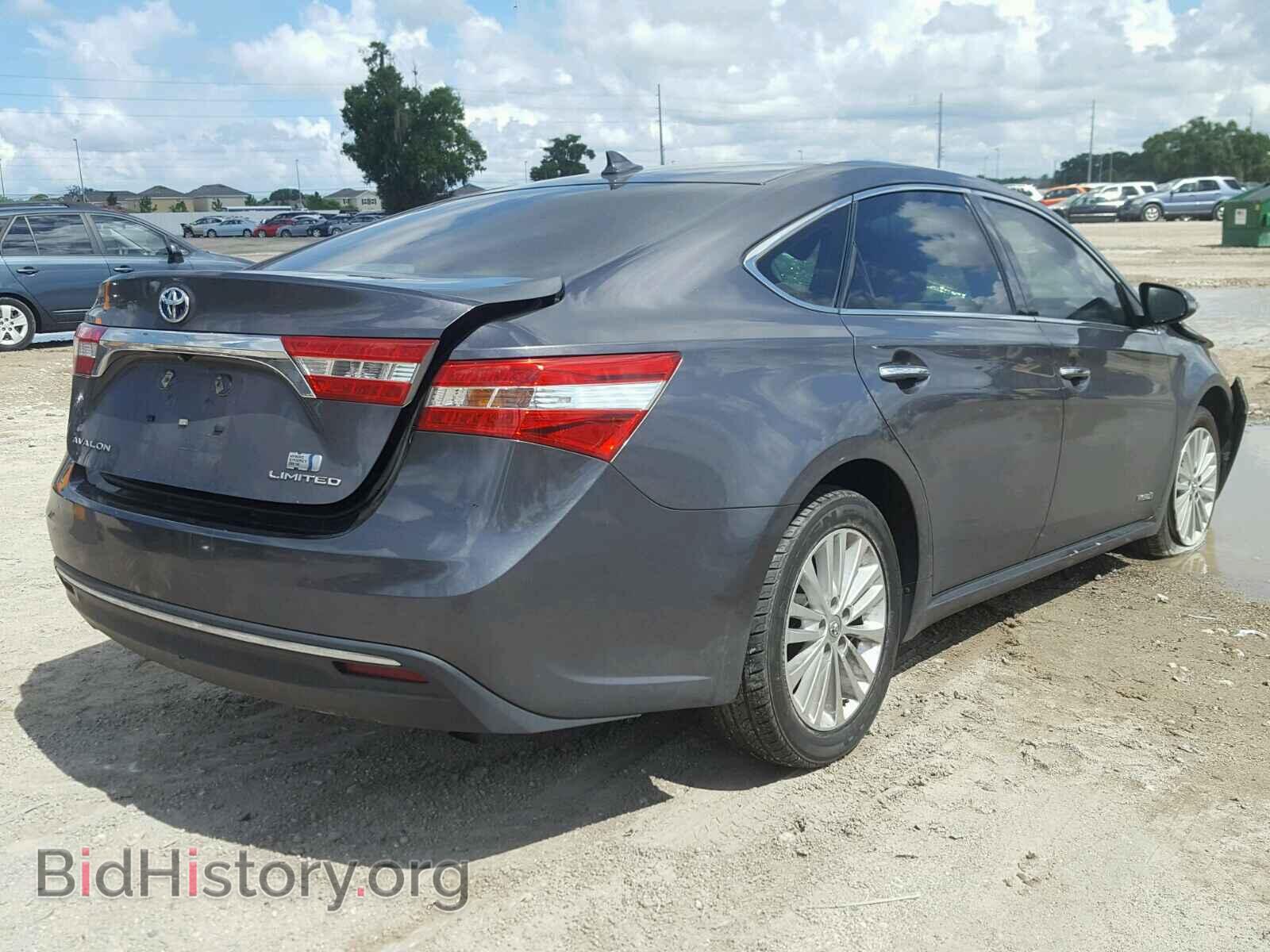 2014 TOYOTA AVALON - VIN: 4T1BD1EB2EU019898 - Фото 4