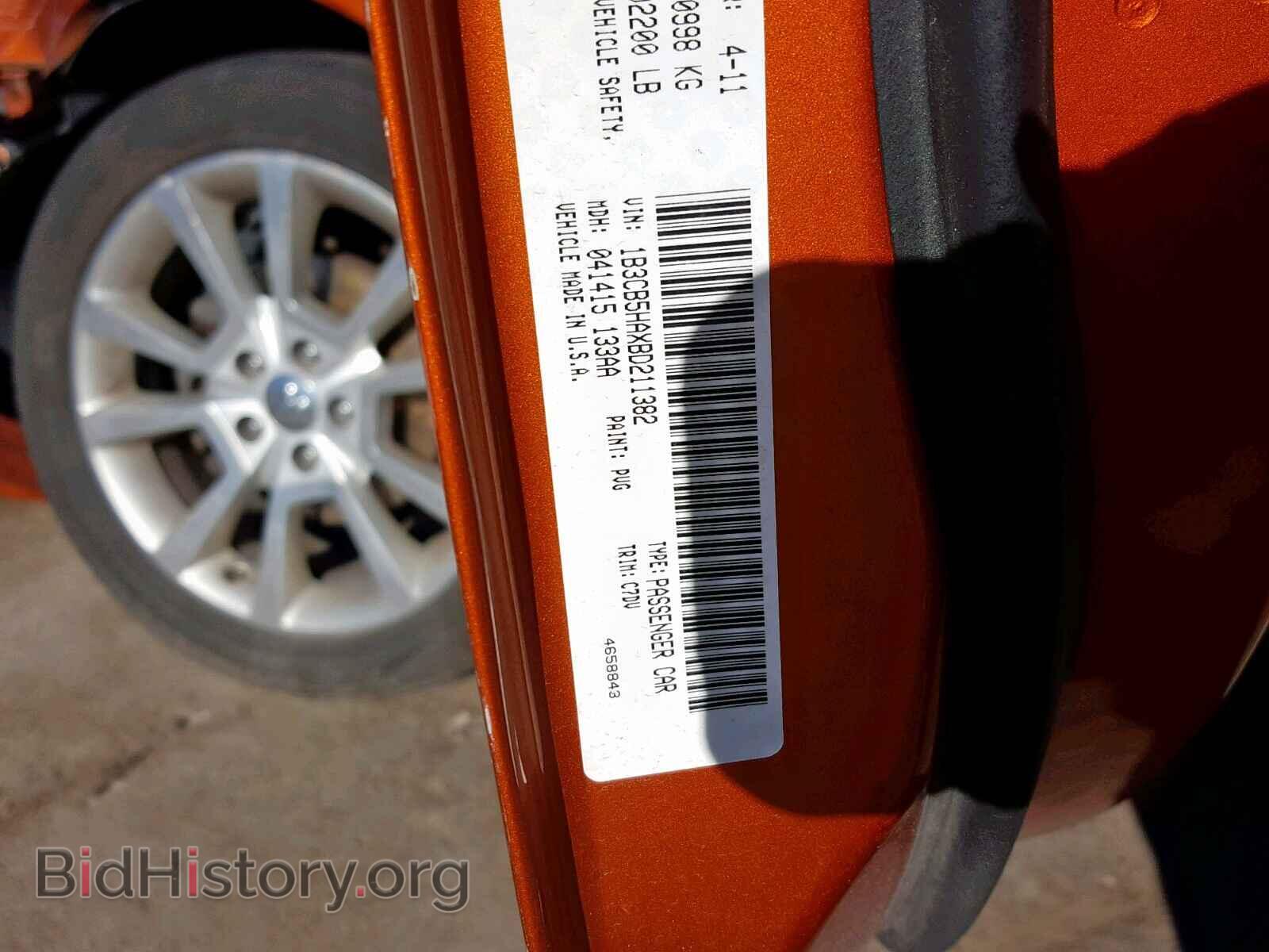 2011 DODGE CALIBER - VIN: 1B3CB5HAXBD211382 - Photo 10