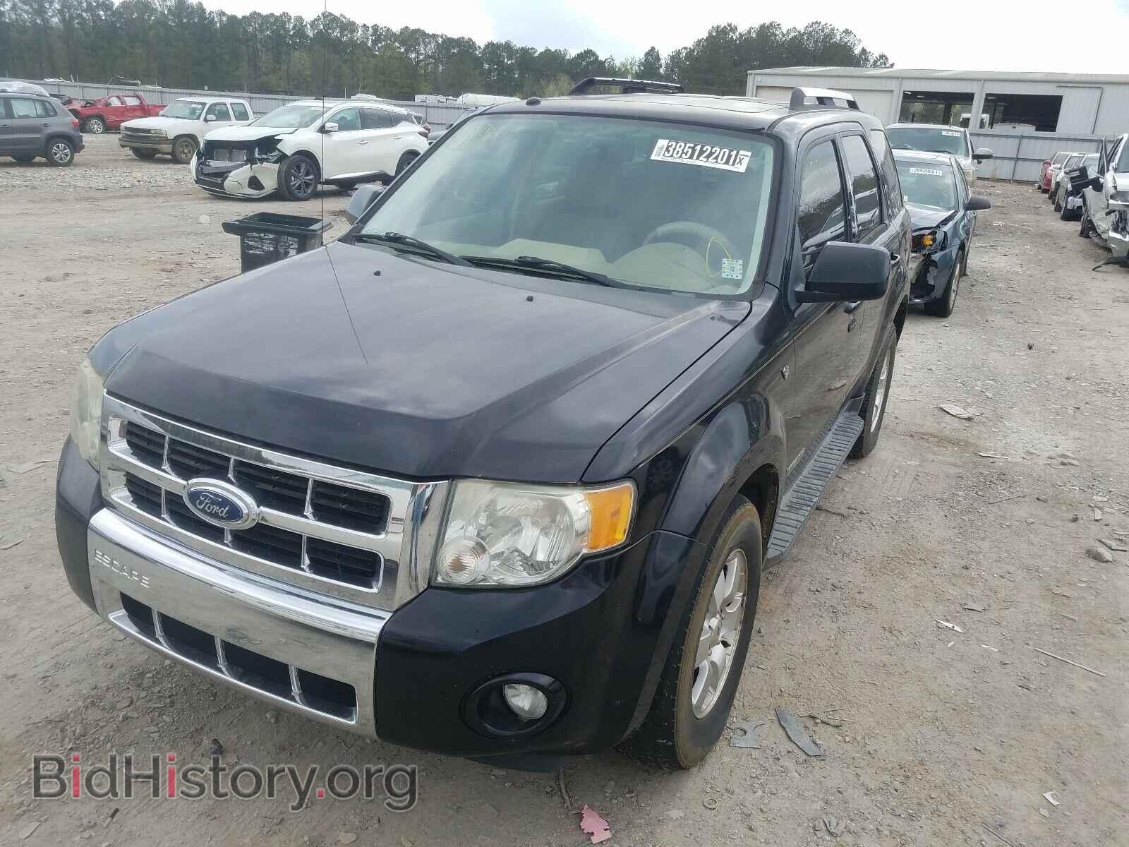 2008 FORD ESCAPE - VIN: 1FMCU04178KA02876 - Фото 2