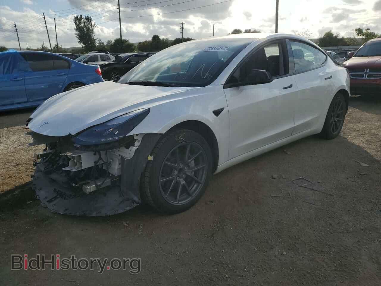 Photo 5YJ3E1EA3MF082996 - TESLA MODEL 3 2021