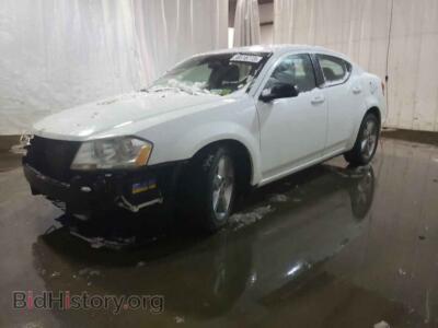 2012 Dodge AVENGER Avenger SE, white — VIN 1C3CDZAB7CN148888, Copart