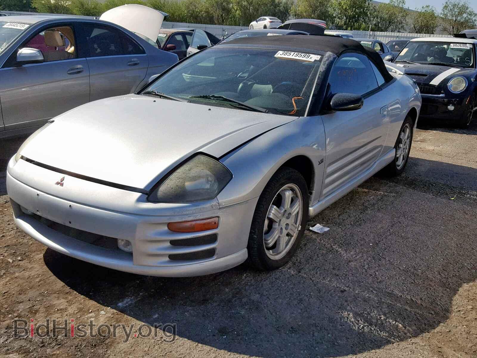 2001 MITSUBISHI ECLIPSE - VIN: 4A3AE85H11E051608 - Photo 2