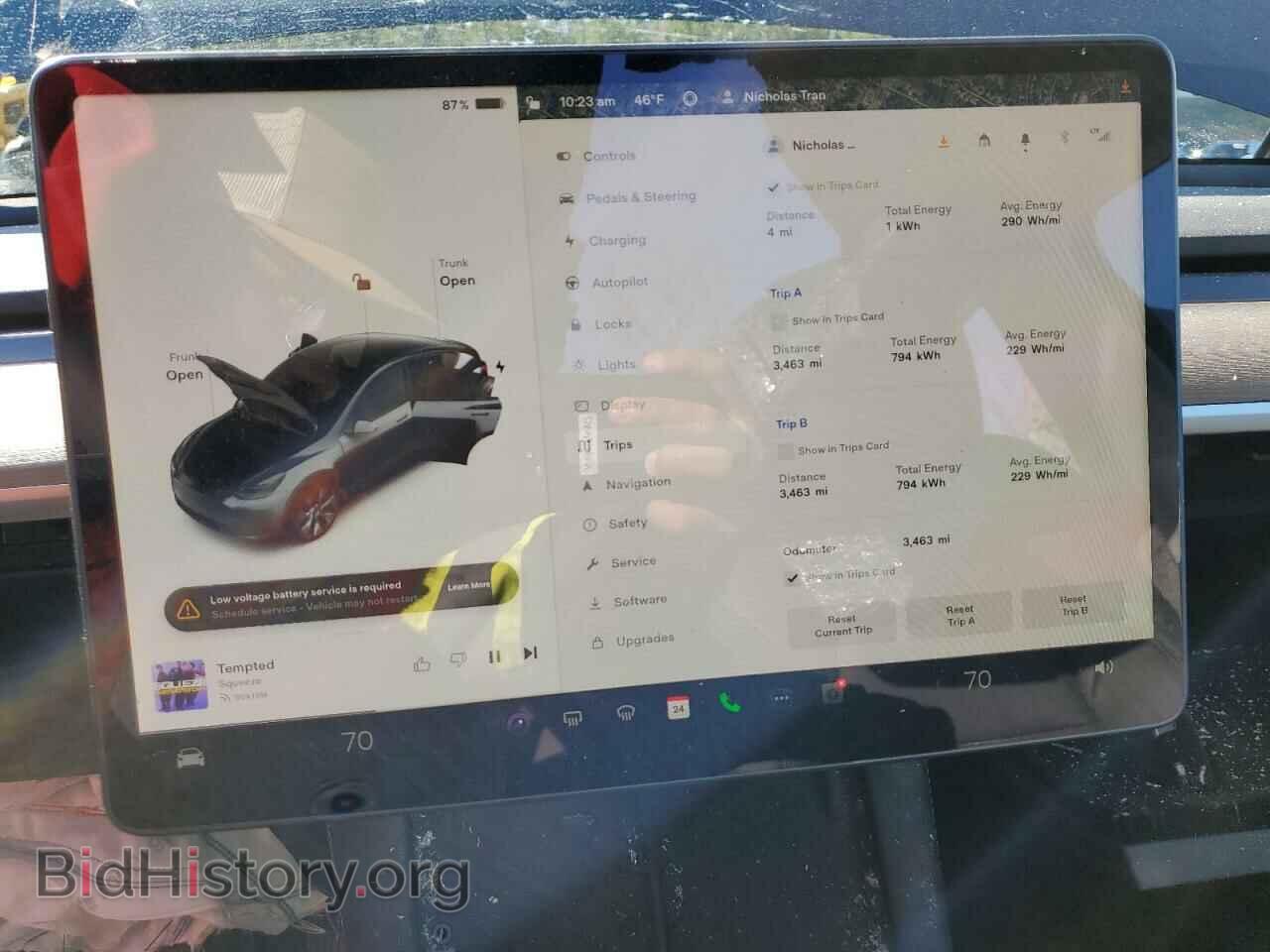2022 TESLA MODEL Y - VIN: 7SAYGDEE5NA010249 - Фото 9