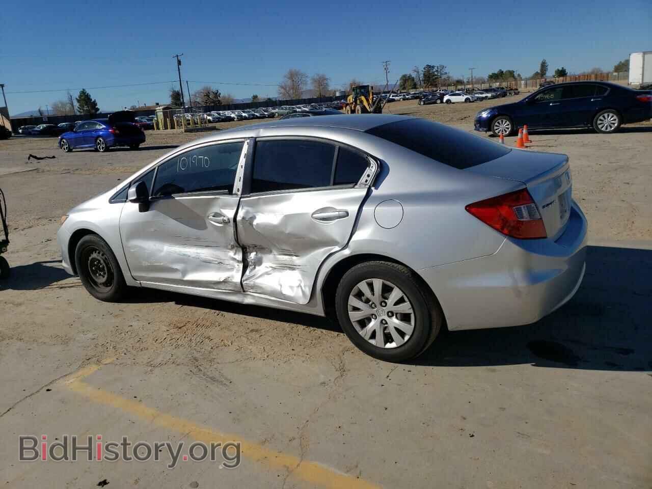 2012 HONDA CIVIC - VIN: 2HGFB2F5XCH590275 - Фото 2