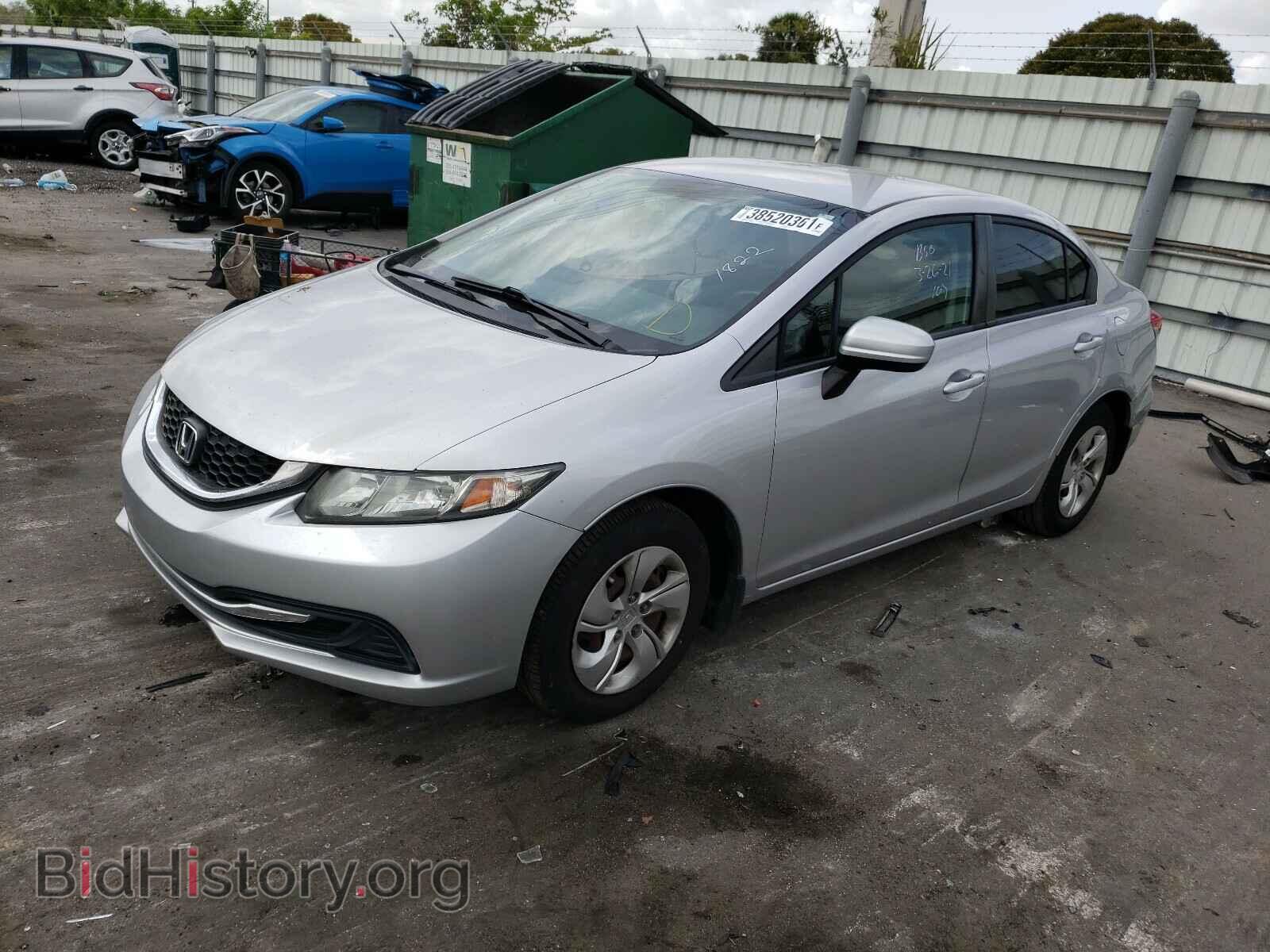 2014 HONDA CIVIC - VIN: 19XFB2F51EE041822 - Фото 2