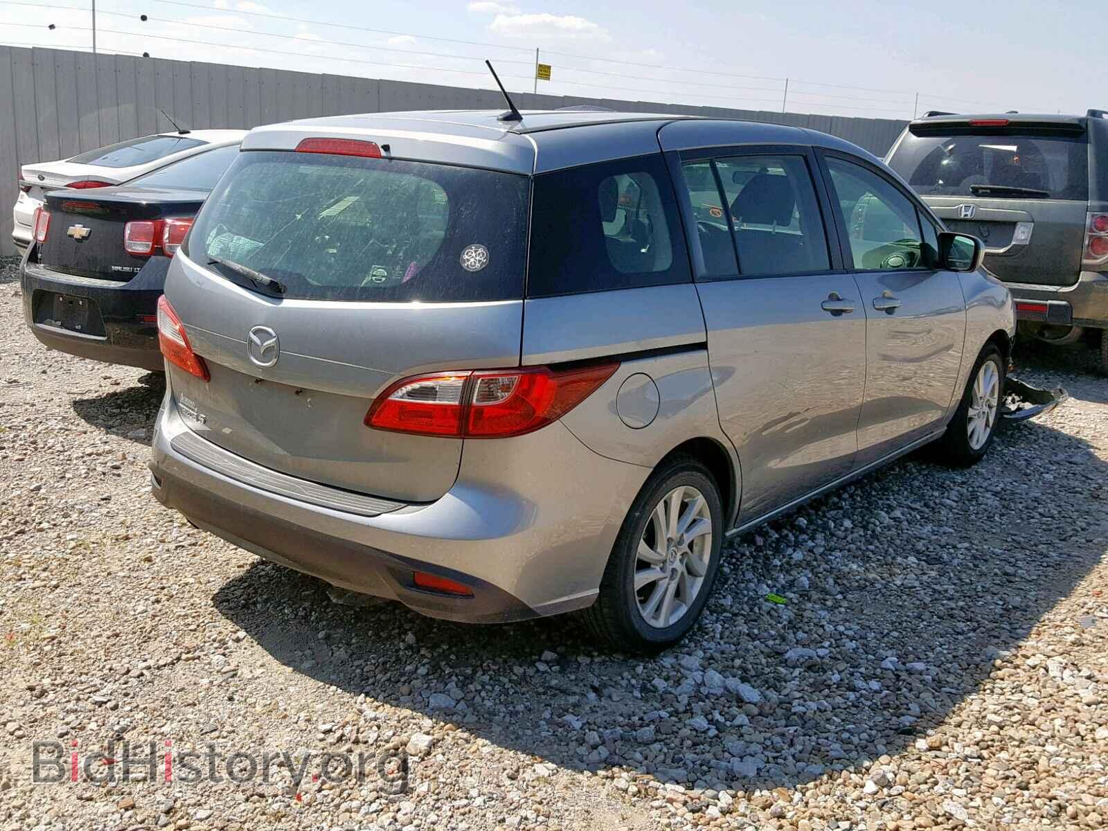 2012 MAZDA 5 - VIN: JM1CW2BL2C0141610 - Фото 4