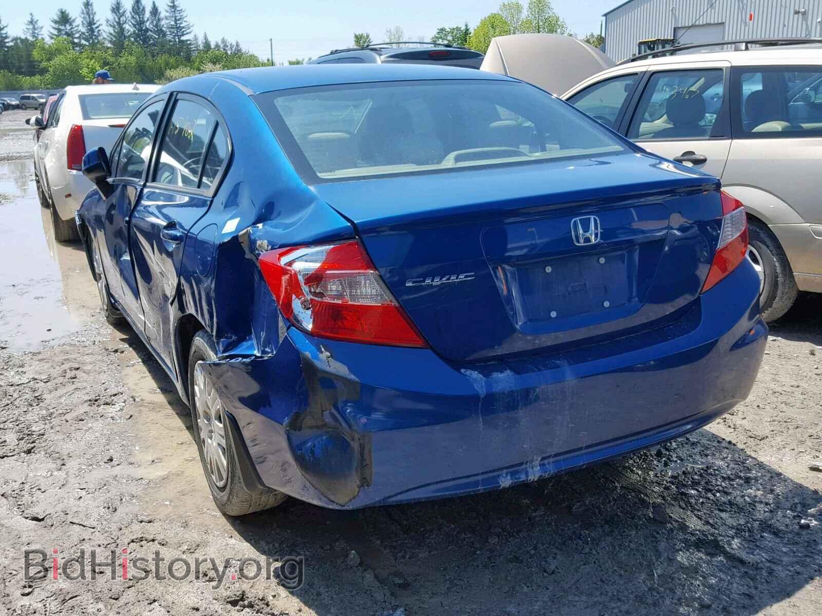 2012 HONDA CIVIC LX - VIN: 2HGFB2F48CH019634 - Фото 3