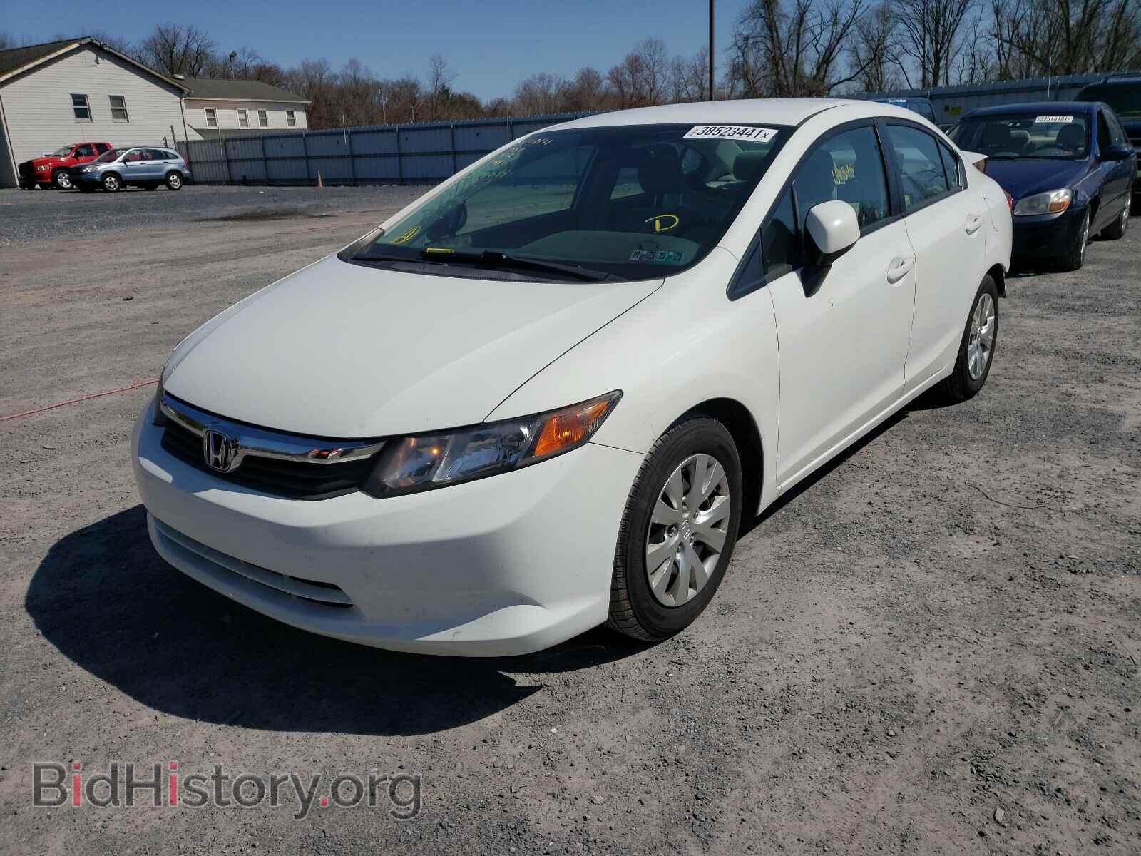 2012 HONDA CIVIC - VIN: 2HGFB2F53CH590795 - Фото 2