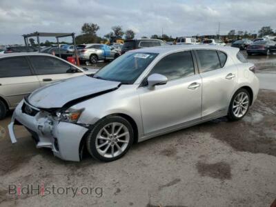 2012 Lexus CT 200 200, серебристый — VIN JTHKD5BH8C2117006, Copart