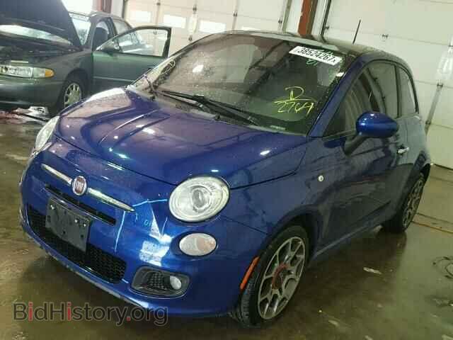 2012 FIAT 500 - VIN: 3C3CFFBR1CT112764 - Фото 2