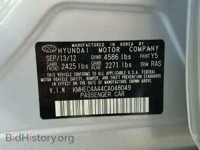 2012 HYUNDAI SONATA - VIN: KMHEC4A44CA048049 - Фото 10