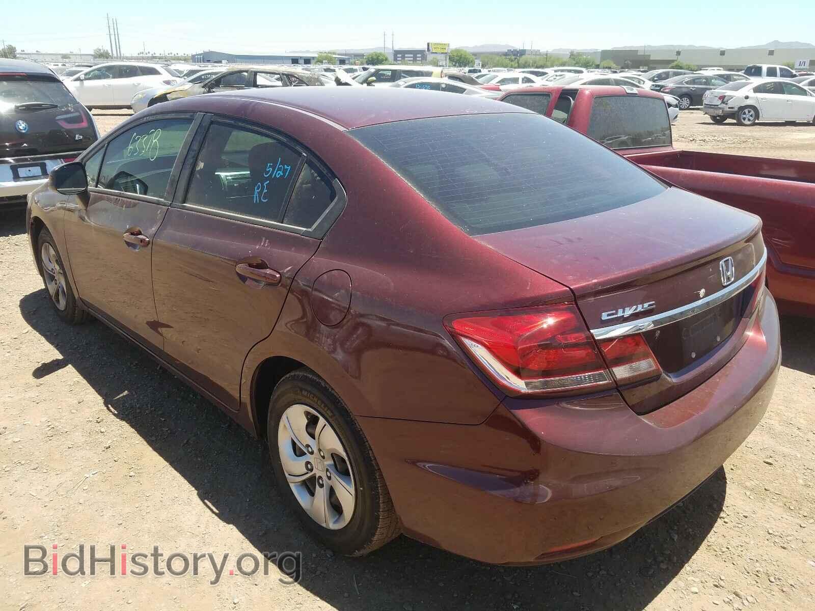 2013 HONDA CIVIC - VIN: 19XFB2F55DE022253 - Фото 3