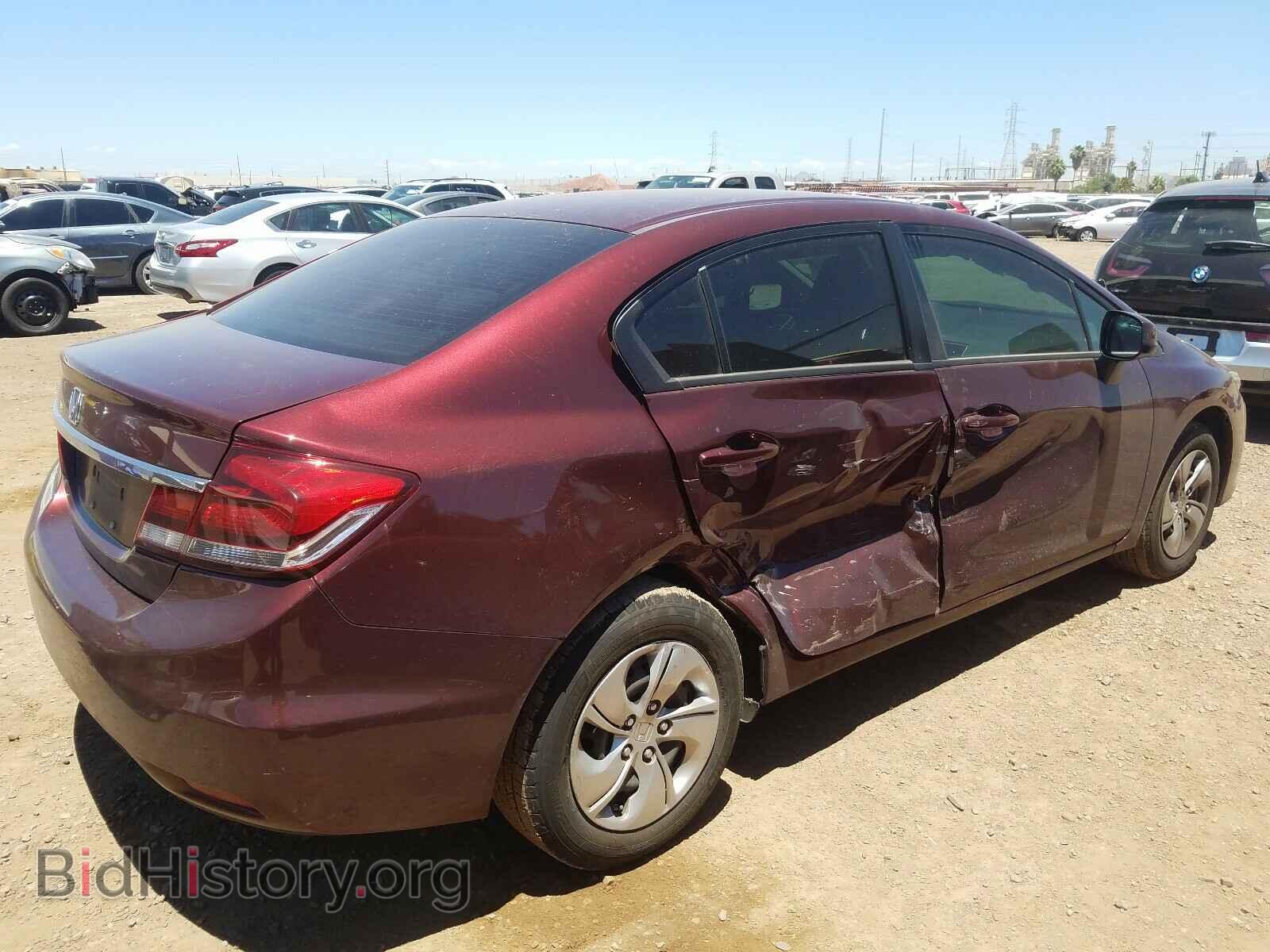 2013 HONDA CIVIC - VIN: 19XFB2F55DE022253 - Фото 4