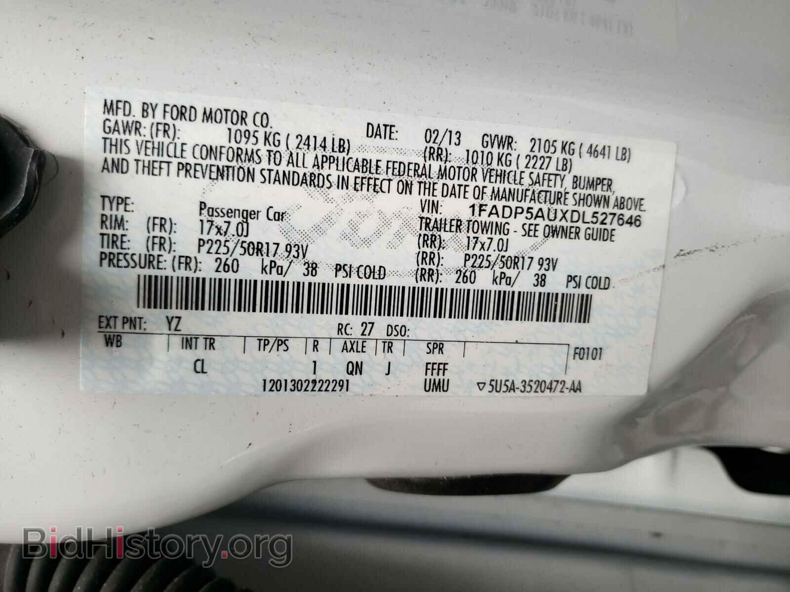 2013 FORD CMAX - VIN: 1FADP5AUXDL527646 - Photo 10