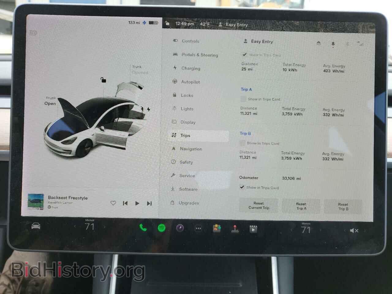 2018 TESLA MODEL 3 - VIN: 5YJ3E1EB1JF131410 - Photo 9