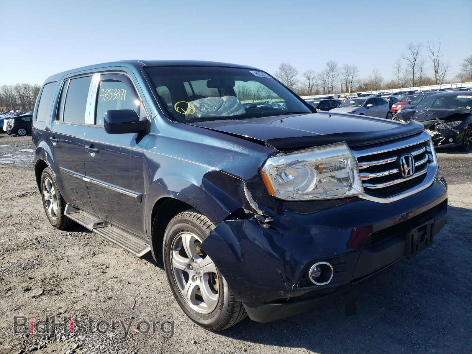 Photo 5FNYF4H74CB013186 - HONDA PILOT 2012