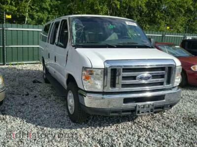 2008 Ford ECONOLINE, white — VIN 1FDSS31L58DA66458, Copart