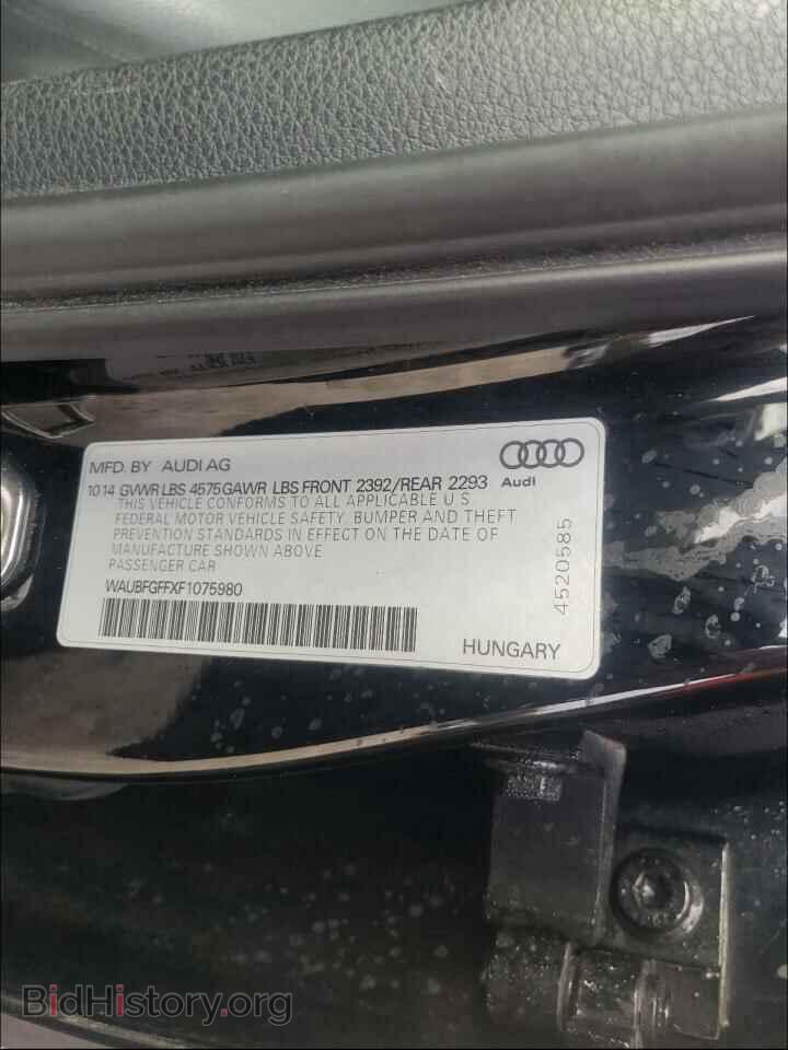 2015 AUDI S3 - VIN: WAUBFGFFXF1075980 - Фото 10