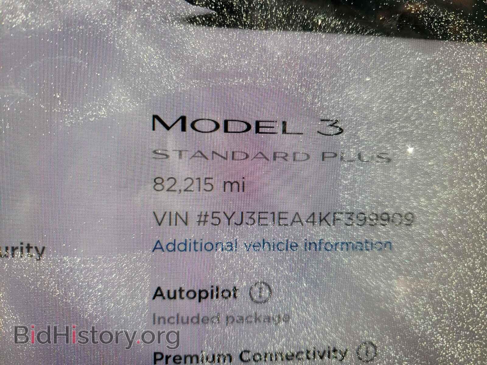 2019 TESLA MODEL 3 - VIN: 5YJ3E1EA4KF399909 - Фото 8