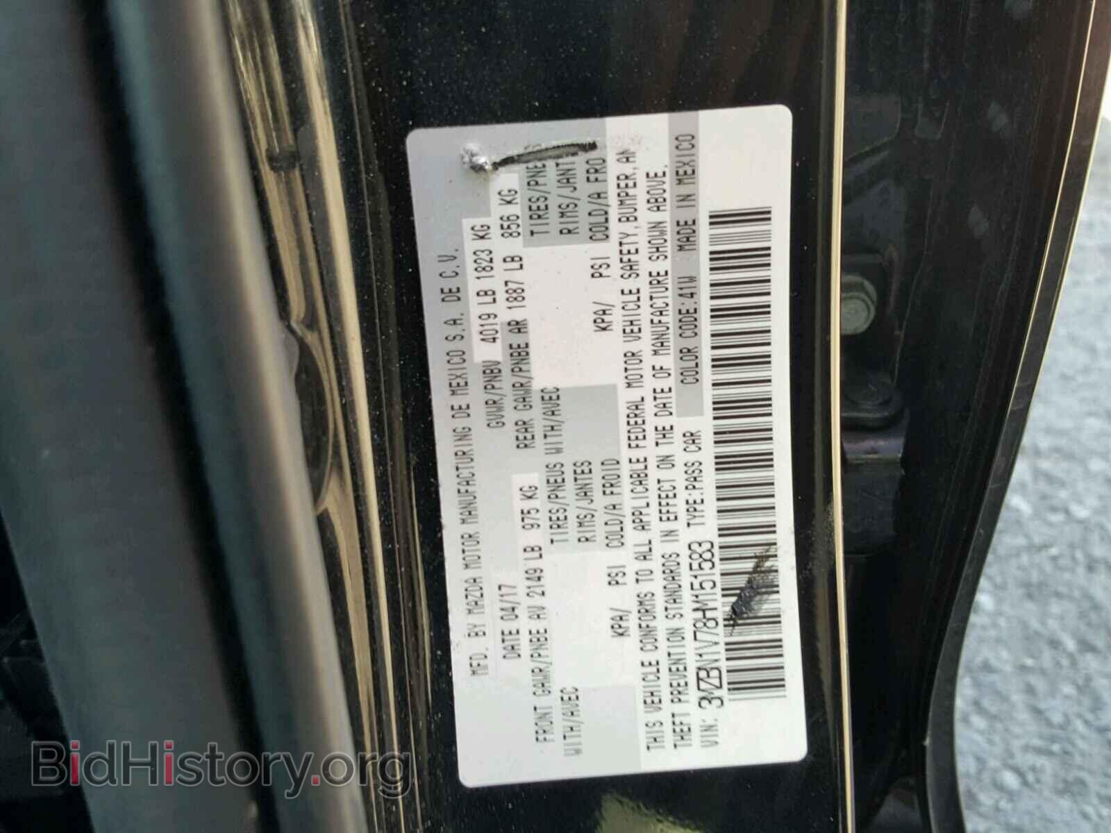 2017 MAZDA 3 - VIN: 3MZBN1V78HM151583 - Фото 10