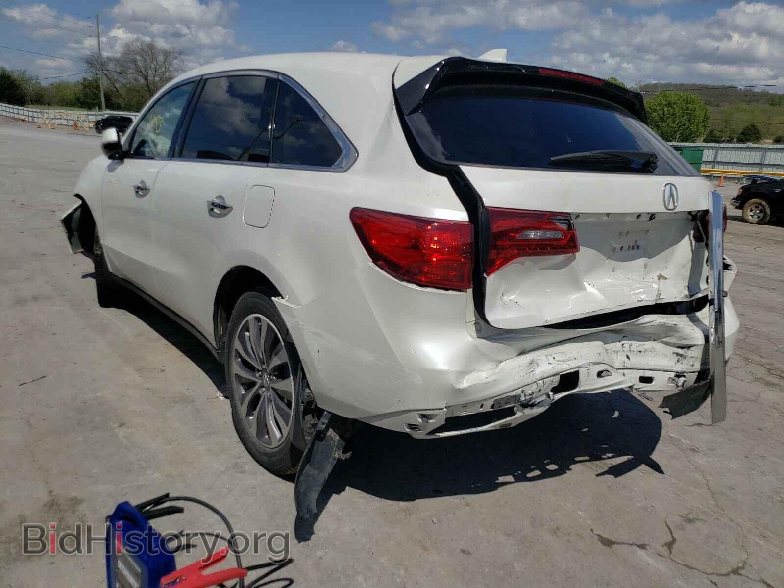 2014 ACURA MDX - VIN: 5FRYD4H40EB001498 - Фото 3