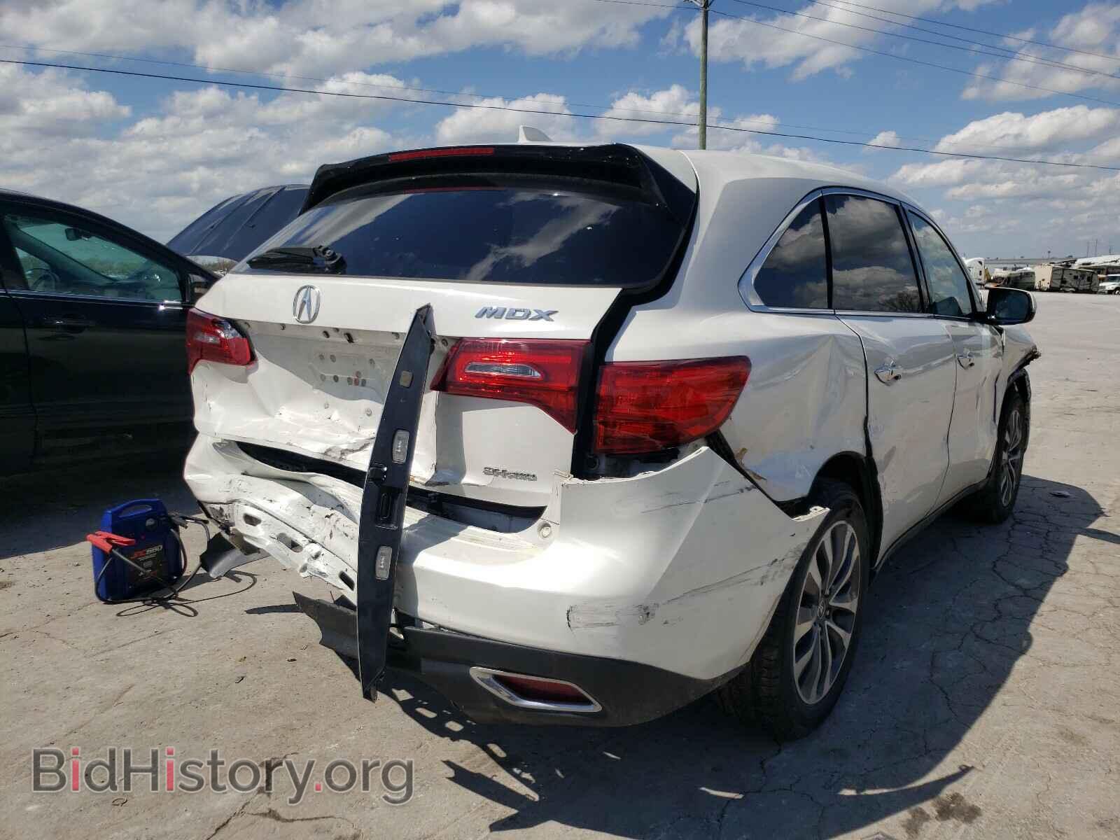 2014 ACURA MDX - VIN: 5FRYD4H40EB001498 - Фото 4