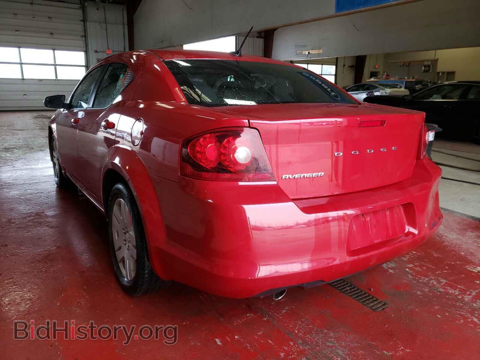 2013 DODGE AVENGER - VIN: 1C3CDZAG1DN749307 - Фото 3