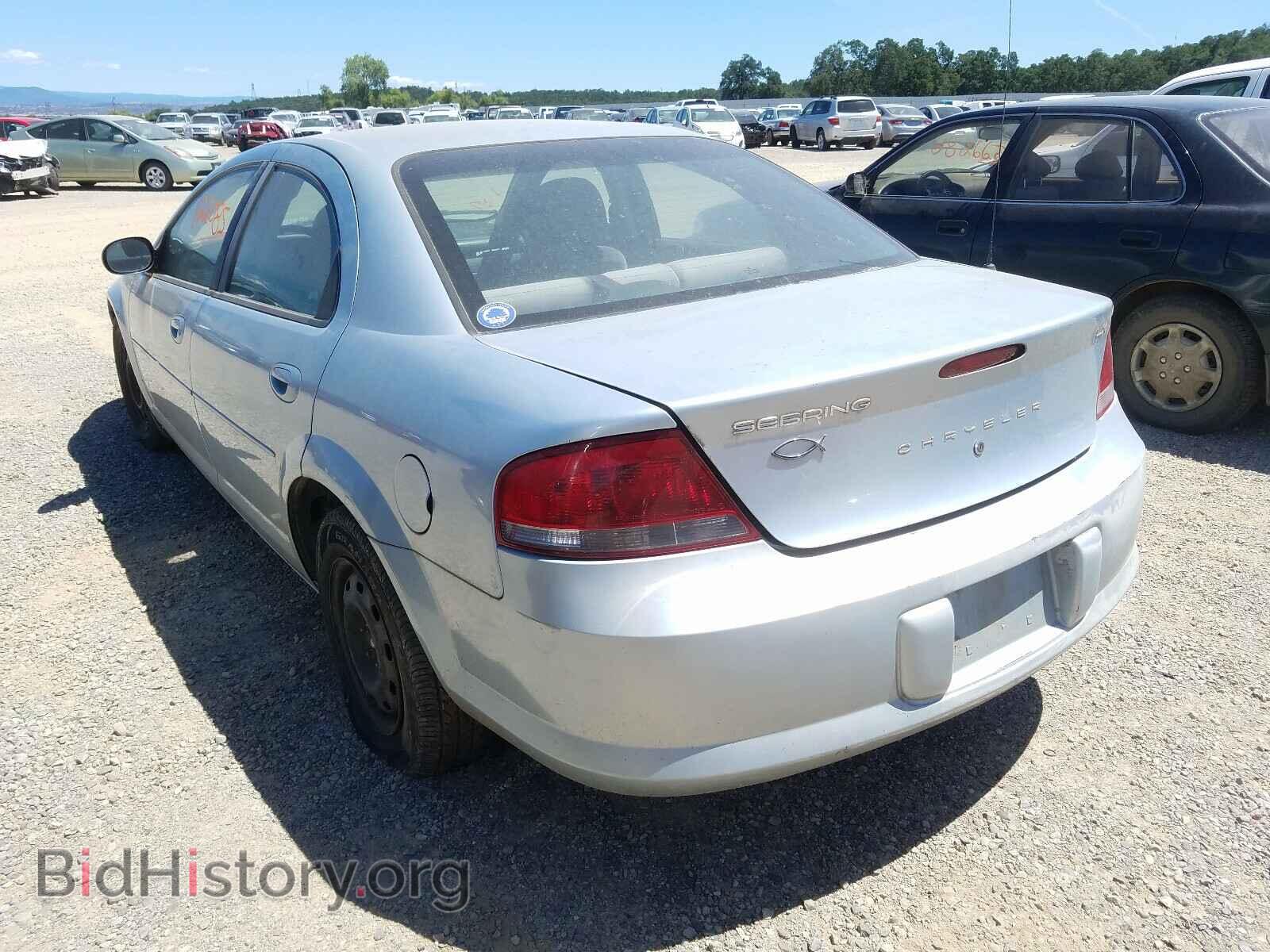 2003 CHRYSLER SEBRING - VIN: 1C3EL46X43N511652 - Фото 3
