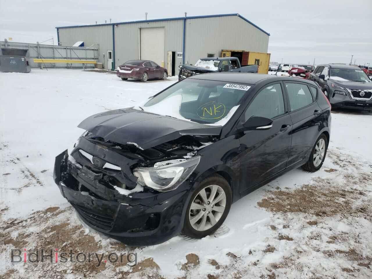 2013 HYUNDAI ACCENT - VIN: KMHCU5AE3DU070904 - Фото 2