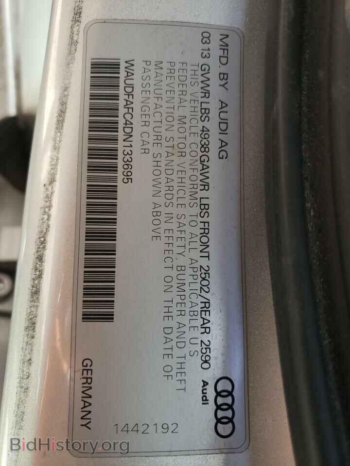 2013 AUDI A6 - VIN: WAUDFAFC4DN133695 - Photo 10