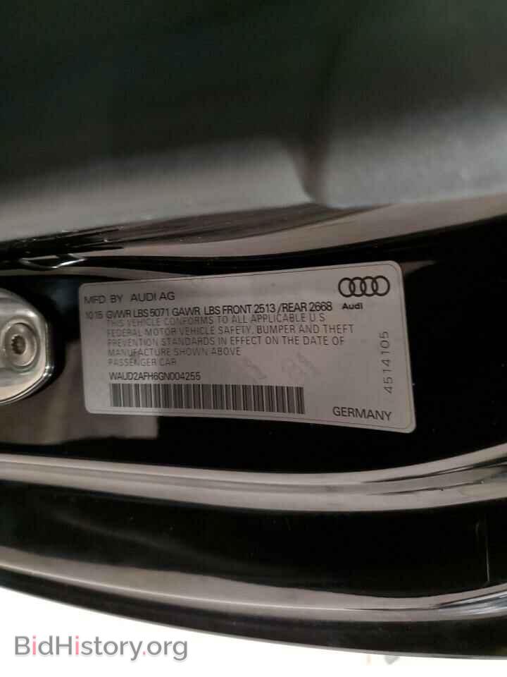 2016 AUDI A5 - VIN: WAUD2AFH6GN004255 - Photo 12