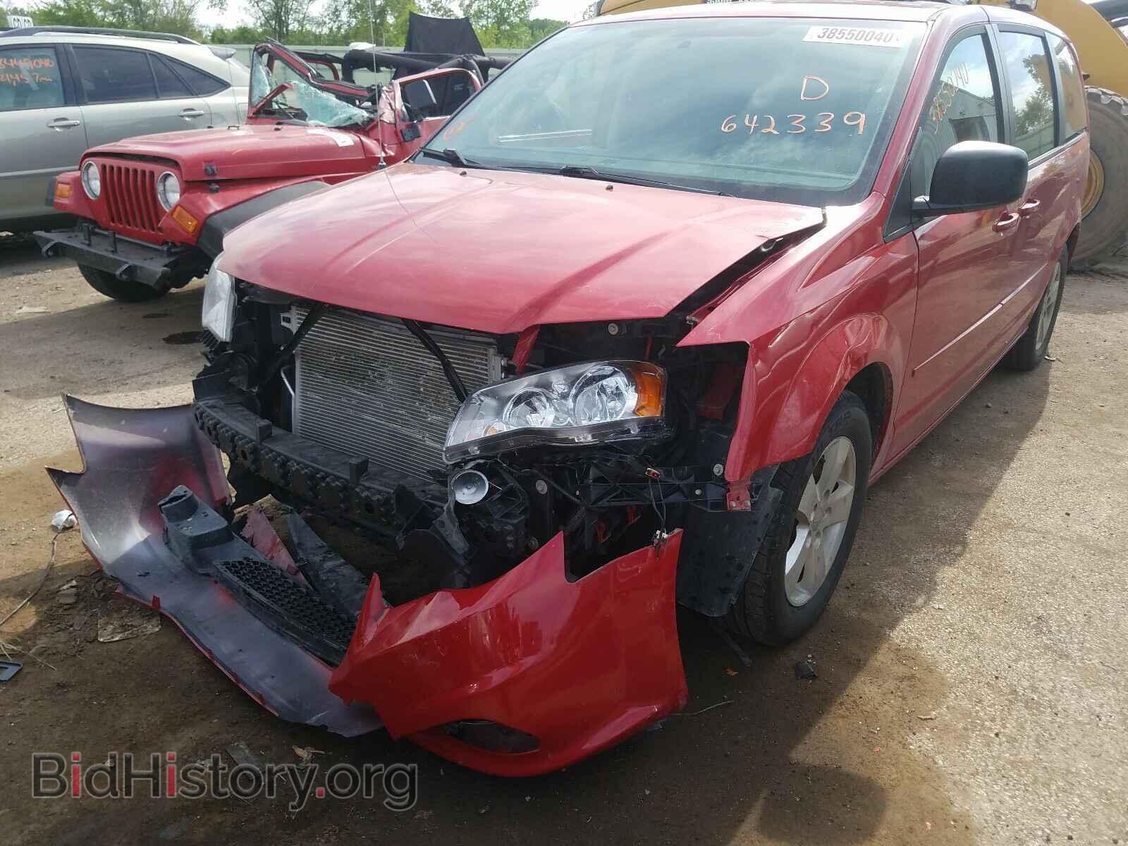 2013 DODGE CARAVAN - VIN: 2C4RDGBG0DR642339 - Фото 2
