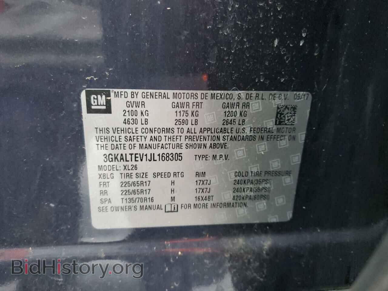 2018 GMC TERRAIN - VIN: 3GKALTEV1JL168305 - Фото 12