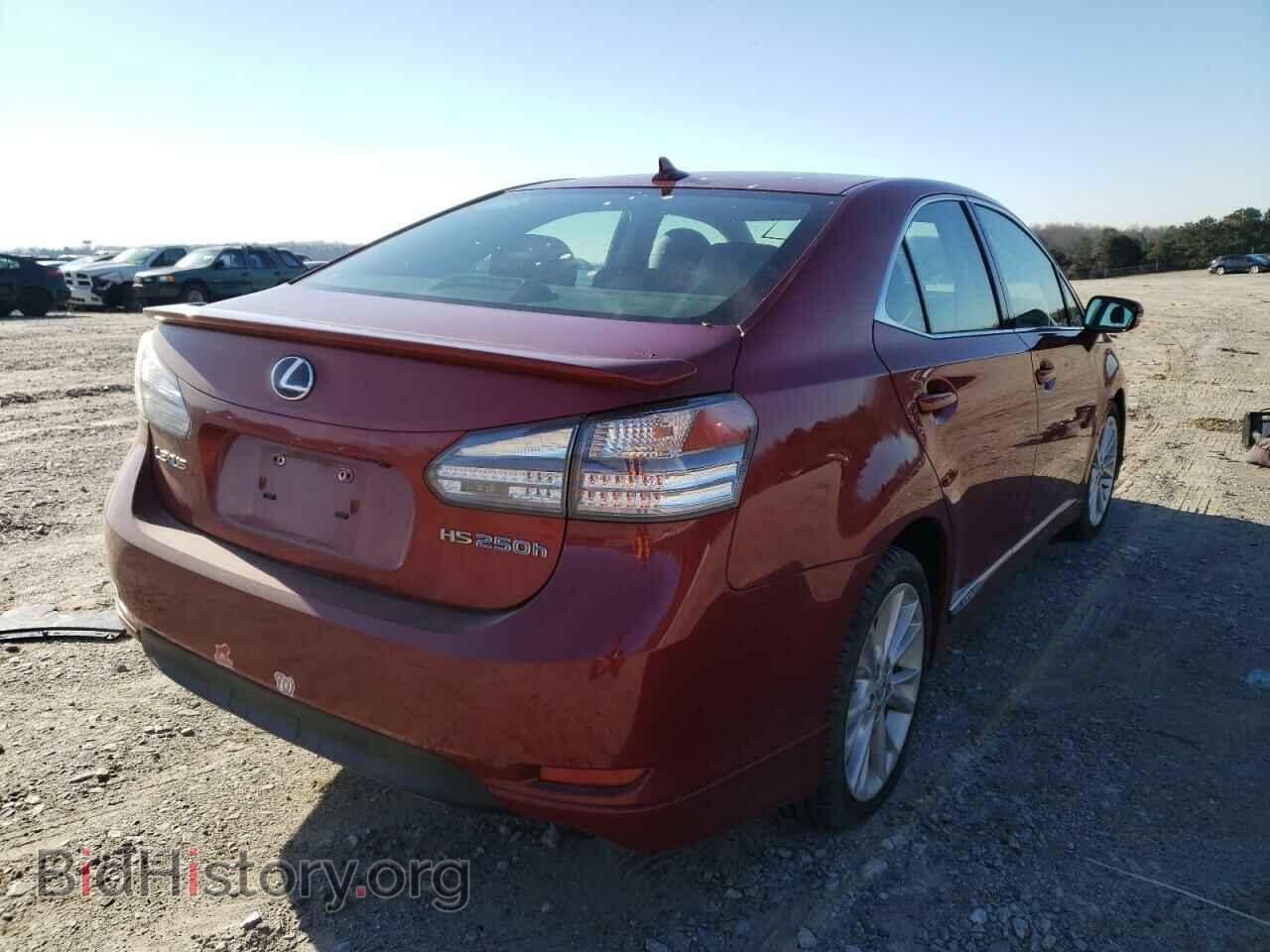 2010 LEXUS HS - VIN: JTHBB1BA0A2037682 - Фото 4