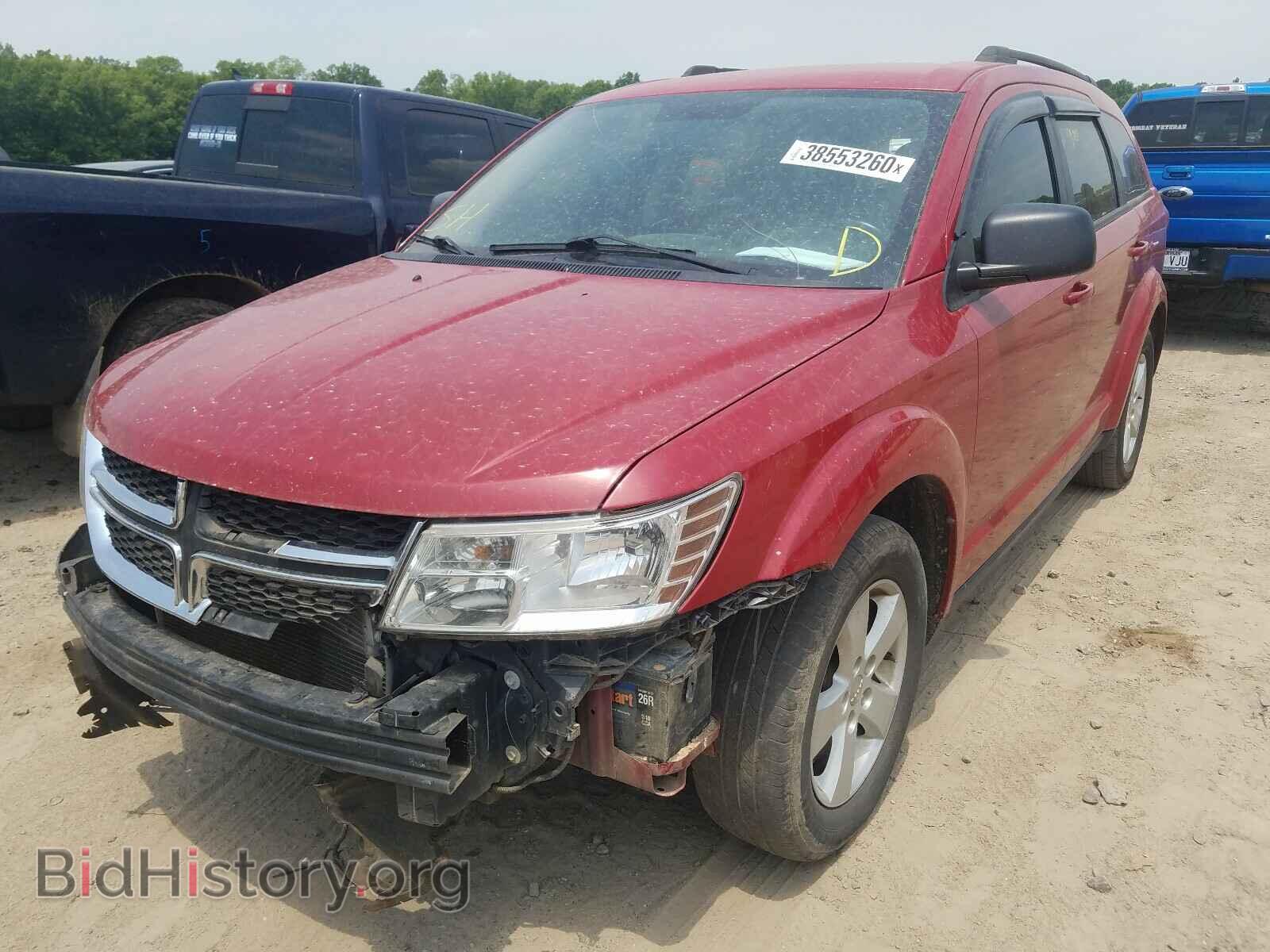 2013 DODGE JOURNEY - VIN: 3C4PDCAB5DT541431 - Фото 2