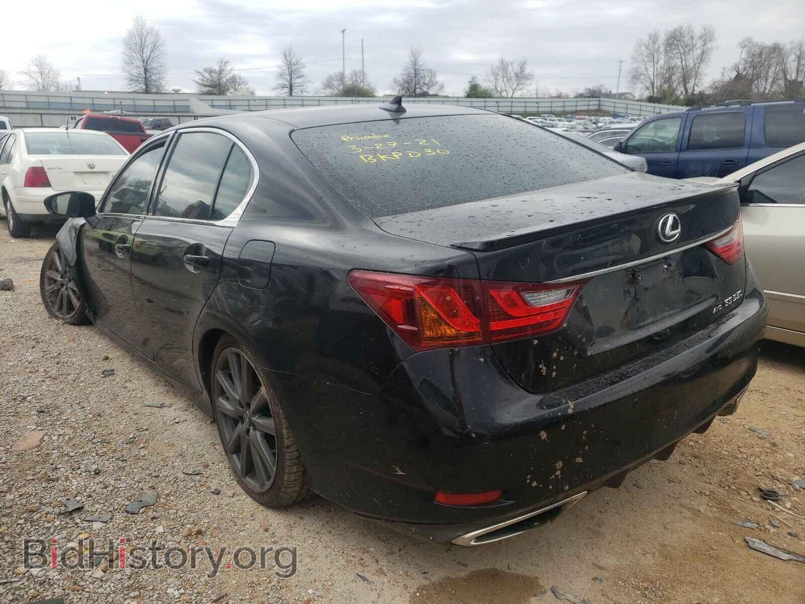 2013 LEXUS GS350 - VIN: JTHCE1BL8D5003702 - Фото 3