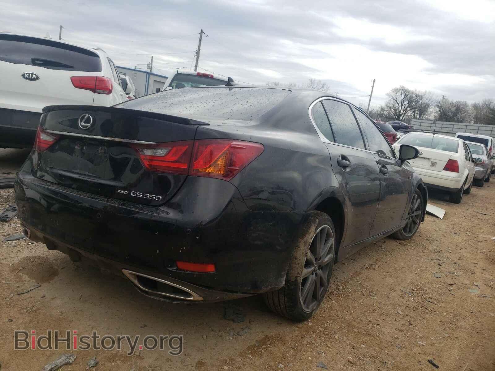 2013 LEXUS GS350 - VIN: JTHCE1BL8D5003702 - Фото 4