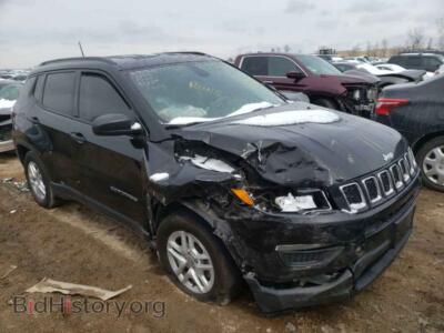 2017 Jeep COMPASS Compass SP, черный — VIN 3C4NJCAB4HT682030, Copart