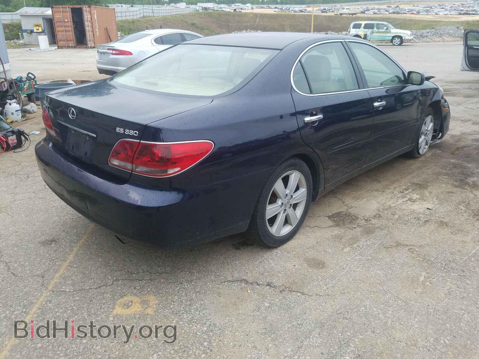 2005 LEXUS ES330 - VIN: JTHBA30G955112471 - Фото 4