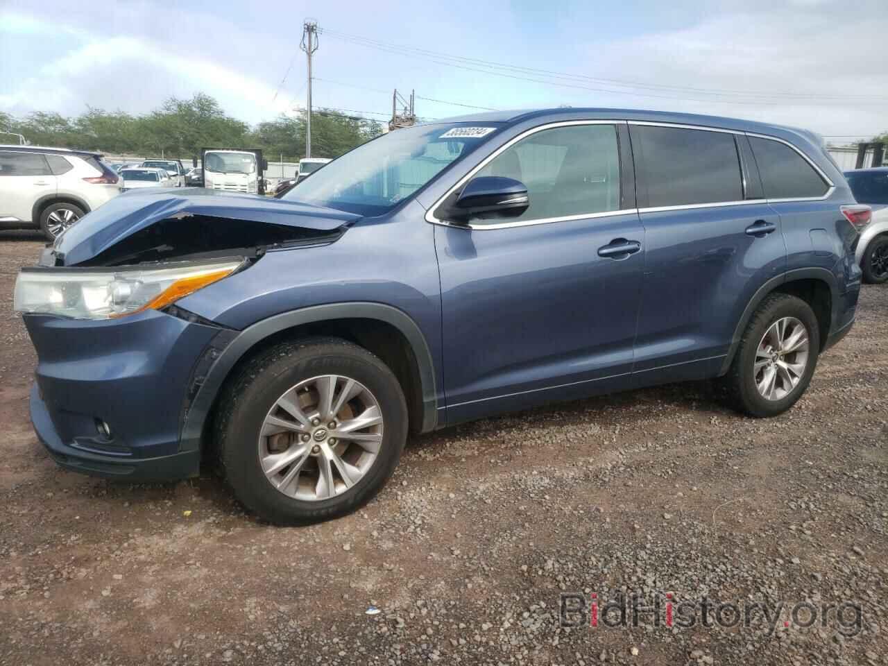 Фотография 5TDZKRFH2GS126211 - TOYOTA HIGHLANDER 2016